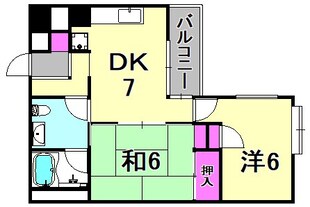 BAU園田の物件間取画像